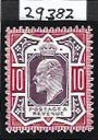 1902-10 10d SG M43 (4) Slate-purple and deep (glossy) carmine superb u/mint with Hendon certificate.